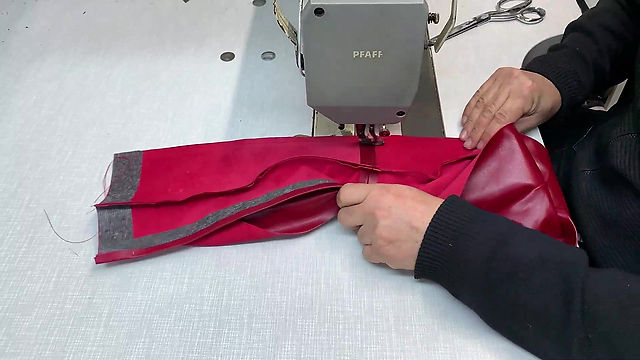 leather jacket sewing